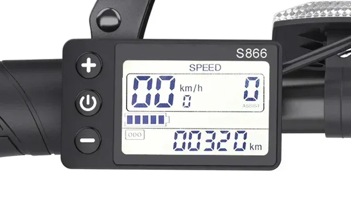 Hidoes C1 electric bike multifunction display