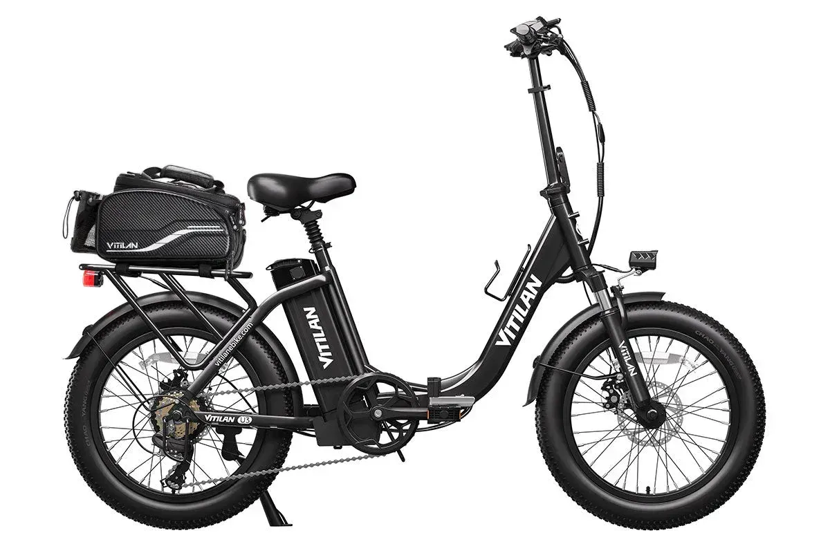 Vitilan U3 Foldable Electric Bike with Full Suspension